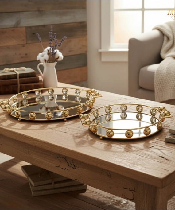 ZEYVE BONCUK YÖV. 2-PLACE TRAY 32x28x5-37x33x5cm